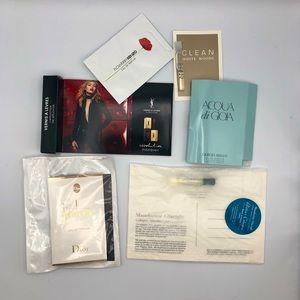 FRAGRANCE AND LIP STAIN SAMPLE SET